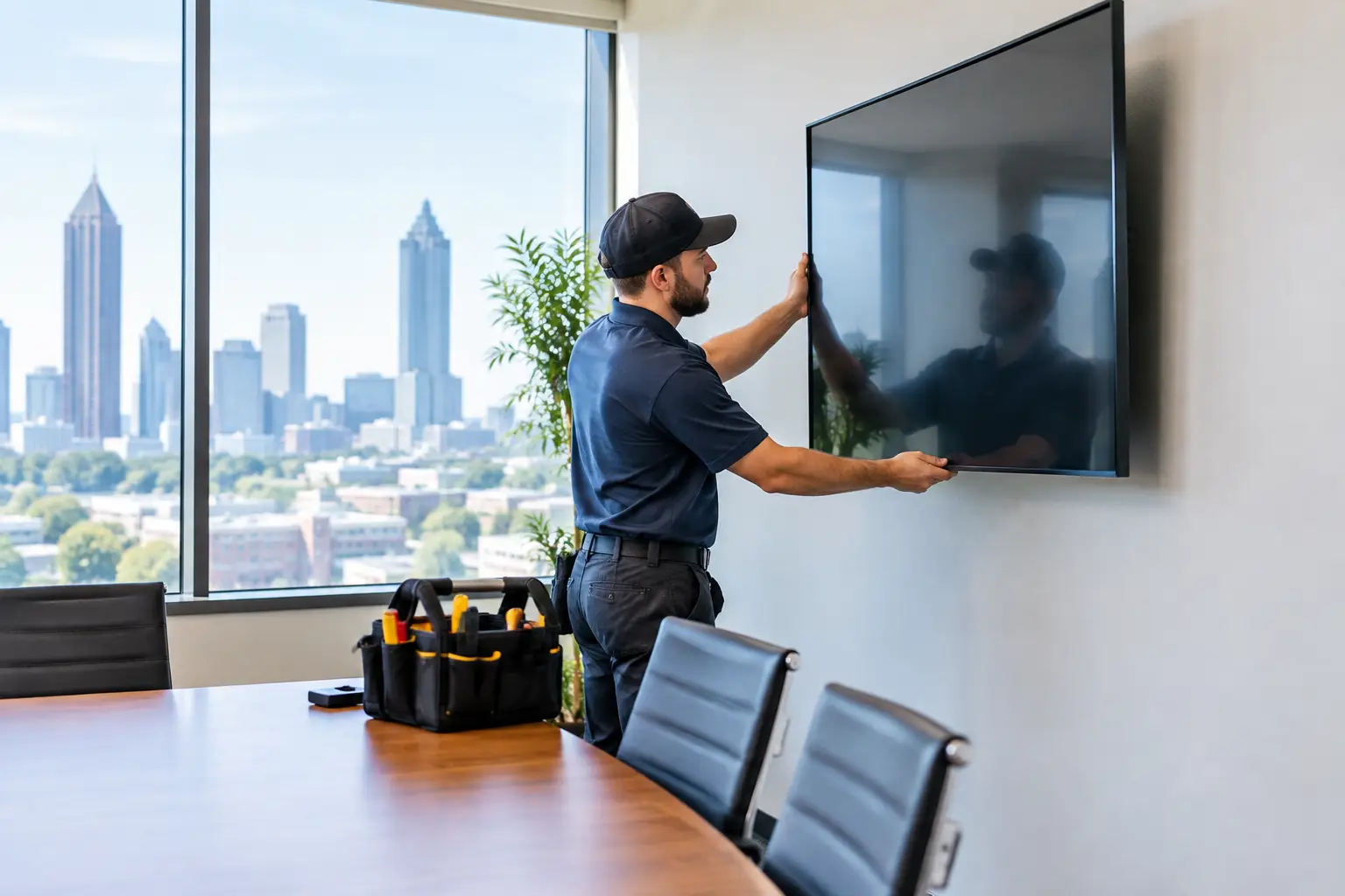 Commercial TV Installation for Atlanta Businesses
