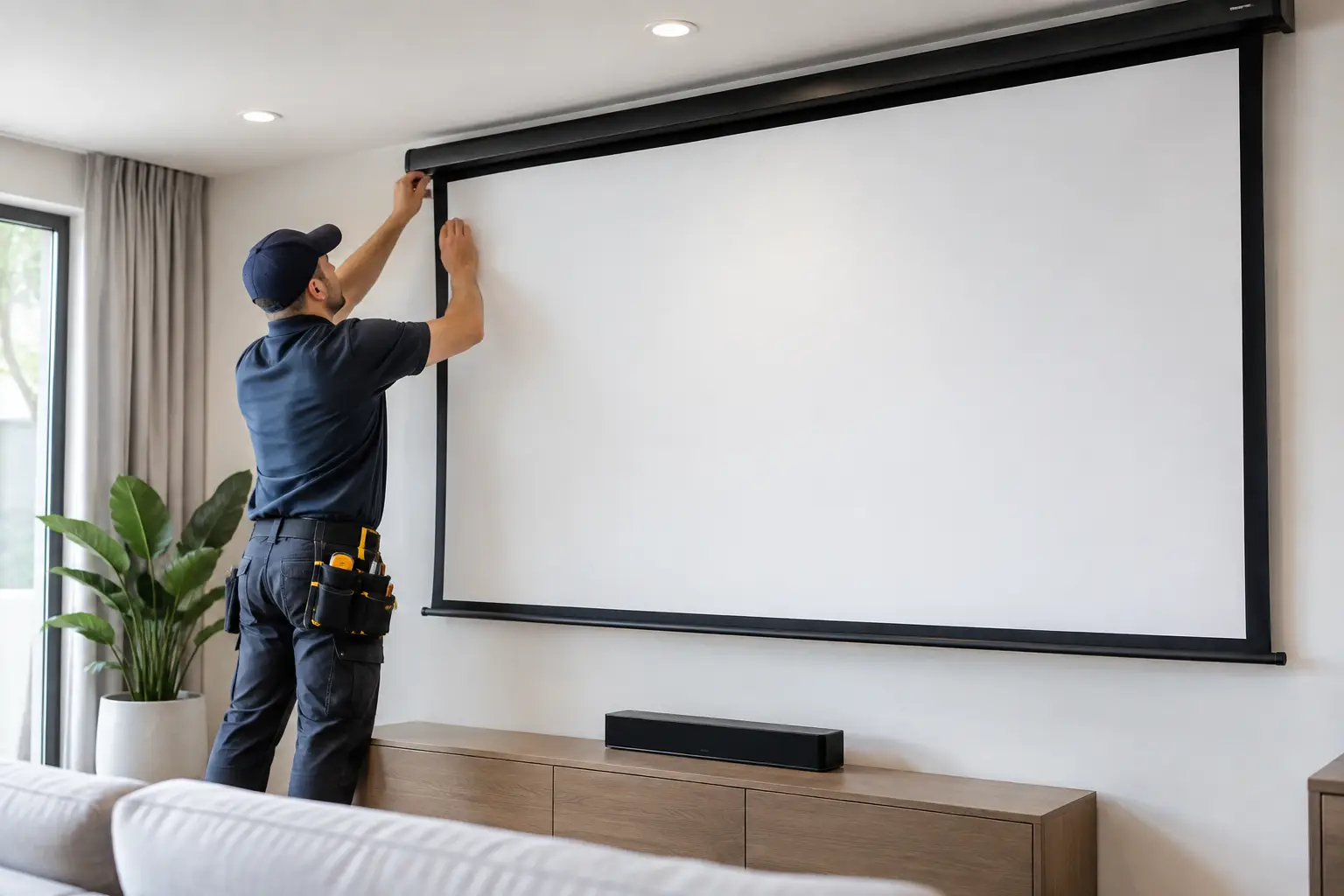 Projector Screen Installation Service Done Right