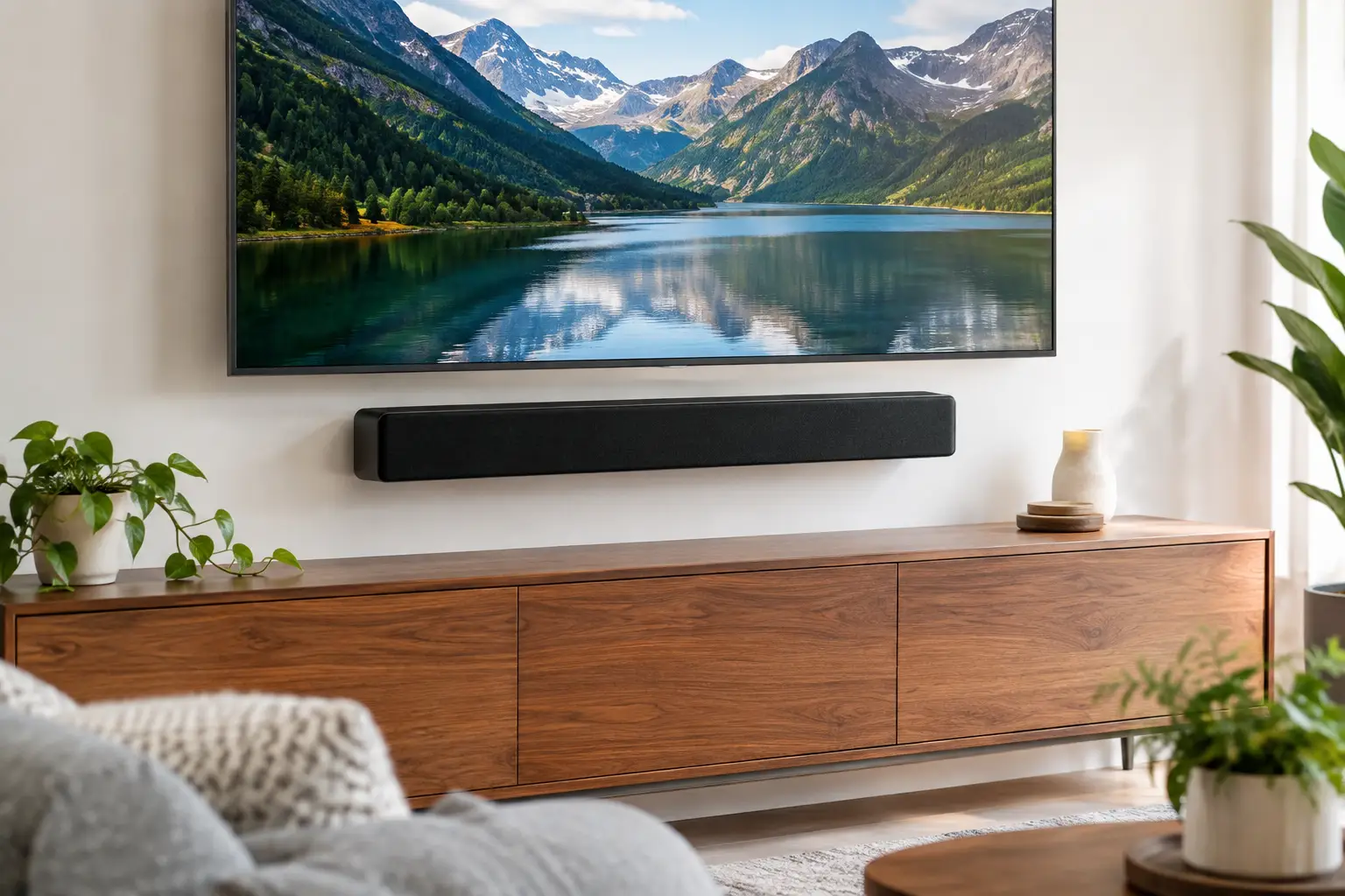 Soundbar Mounting Under Wall TV Done Right